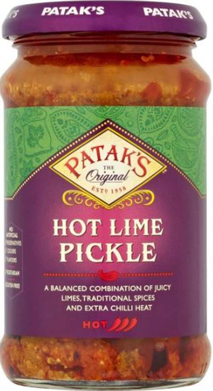PATAK PICKLE LIME HOT 6X250ML FreshTropical
