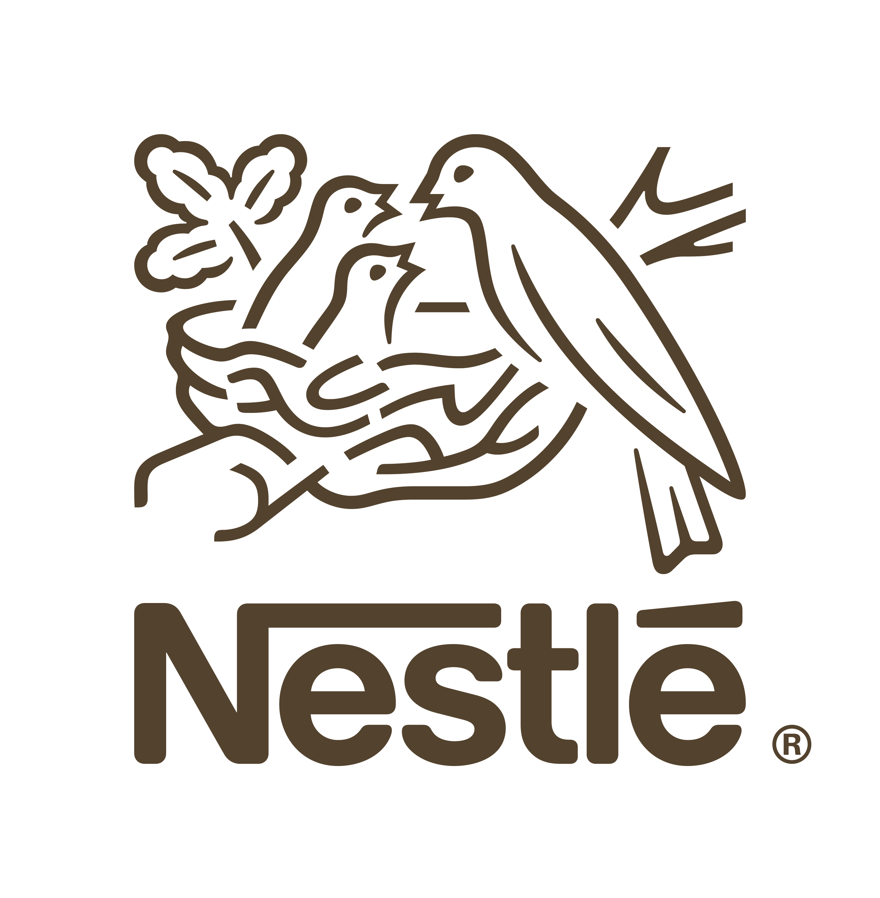 NESTLElogoR with wordmark oak 245x250mm CMYK