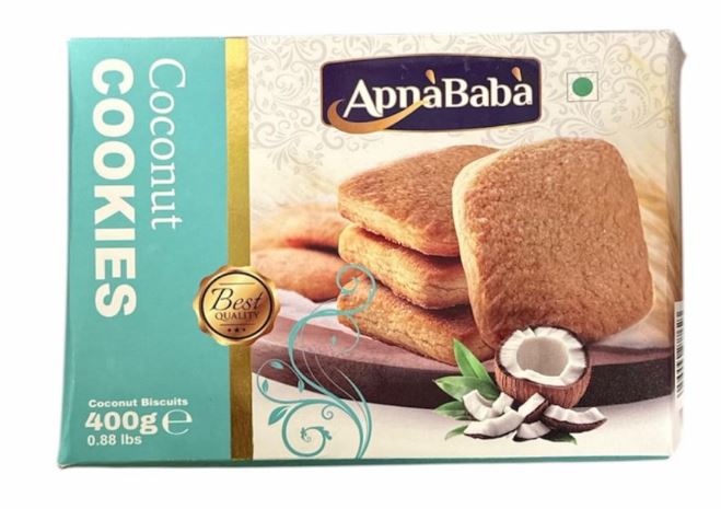 COCONUT BISCUITS APNA BABA 24X400G