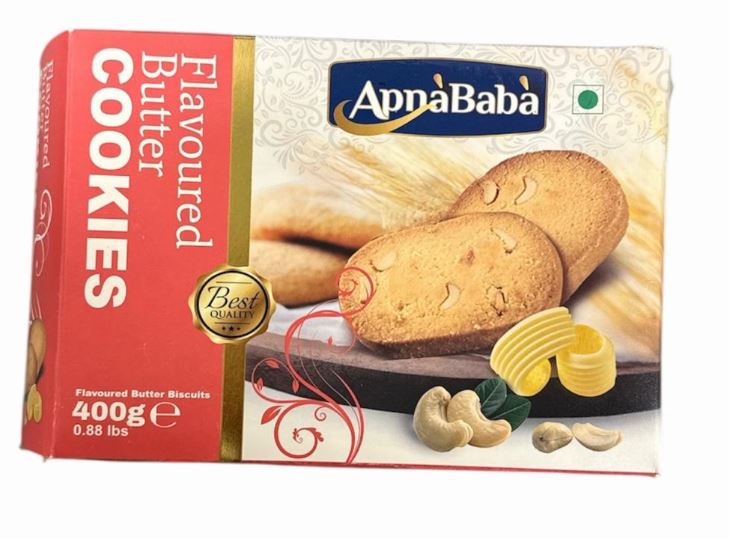 FLAVOUR BUTER BISCUITS APNA BABA 24X400G