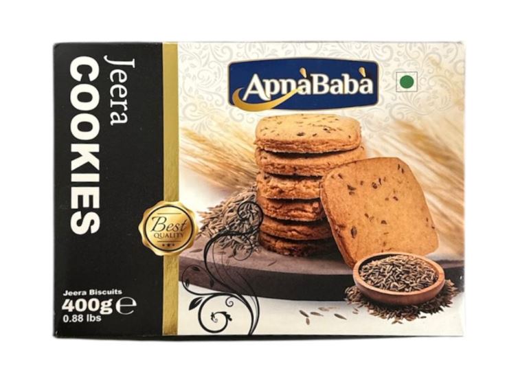 JEERA BISCUITS APNA BABA 24X400G