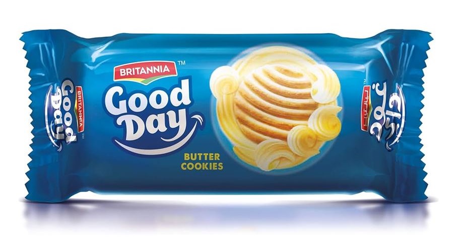 BRITANNIA GOODDAY COOKIES BUTTER 8X81G