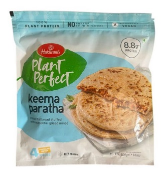 GELO HALDI'S PLANT KEEMA PARATHA 20X400G