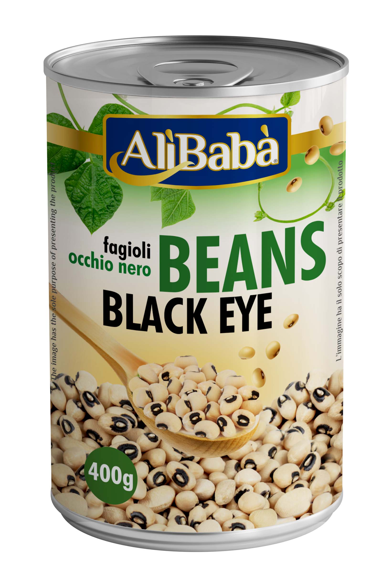 BLACK EYE BEAN CANNED 24*400G ALI BABA