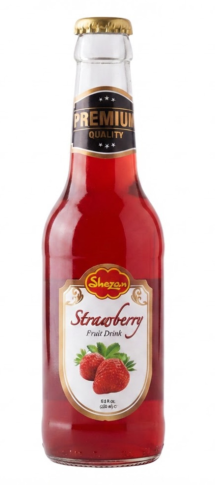 SUCCO SHEZAN STRAWBERRY VETRO 24X250ML