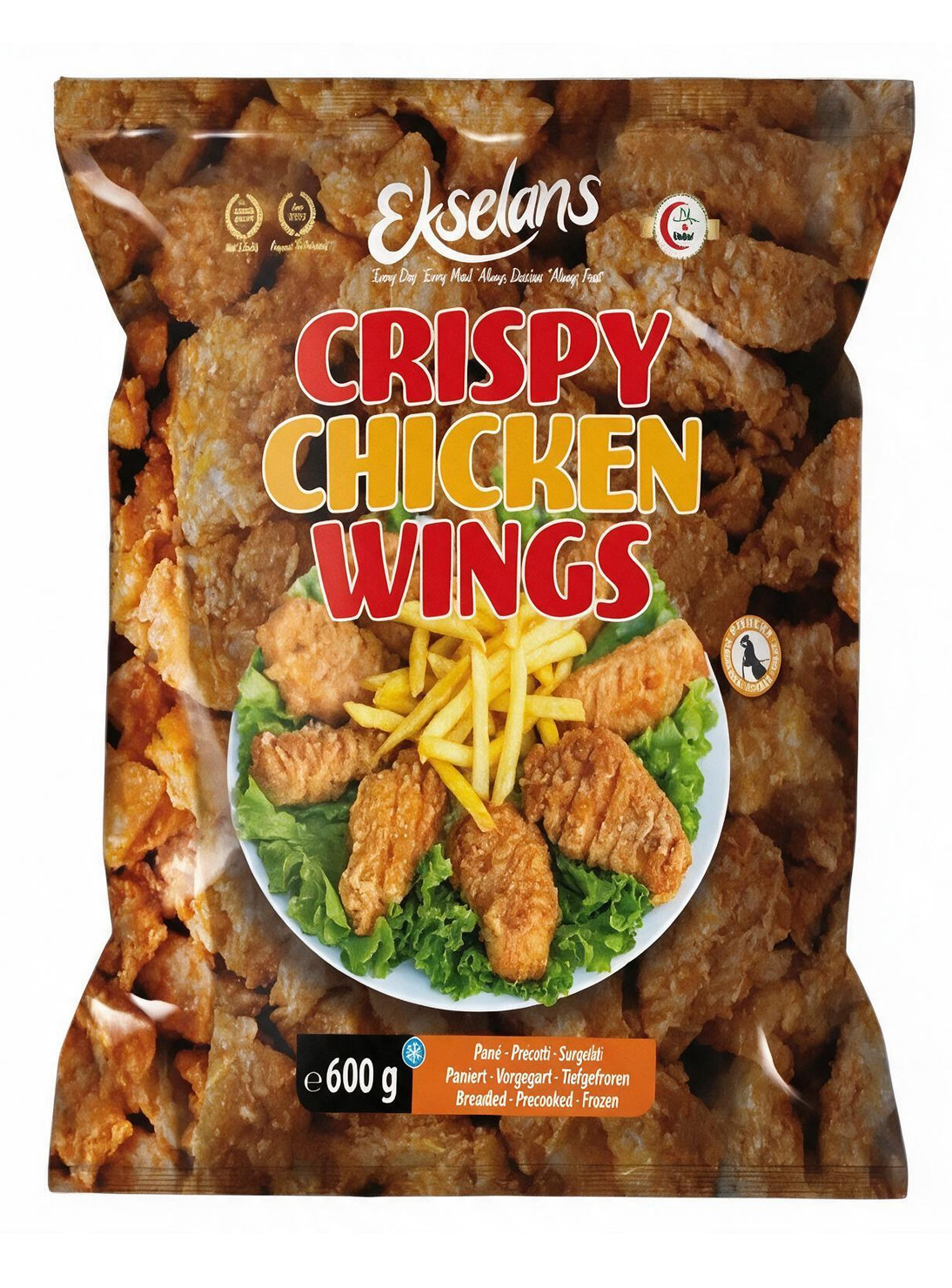 CHICKEN WINGS CRISPY 12*600G
