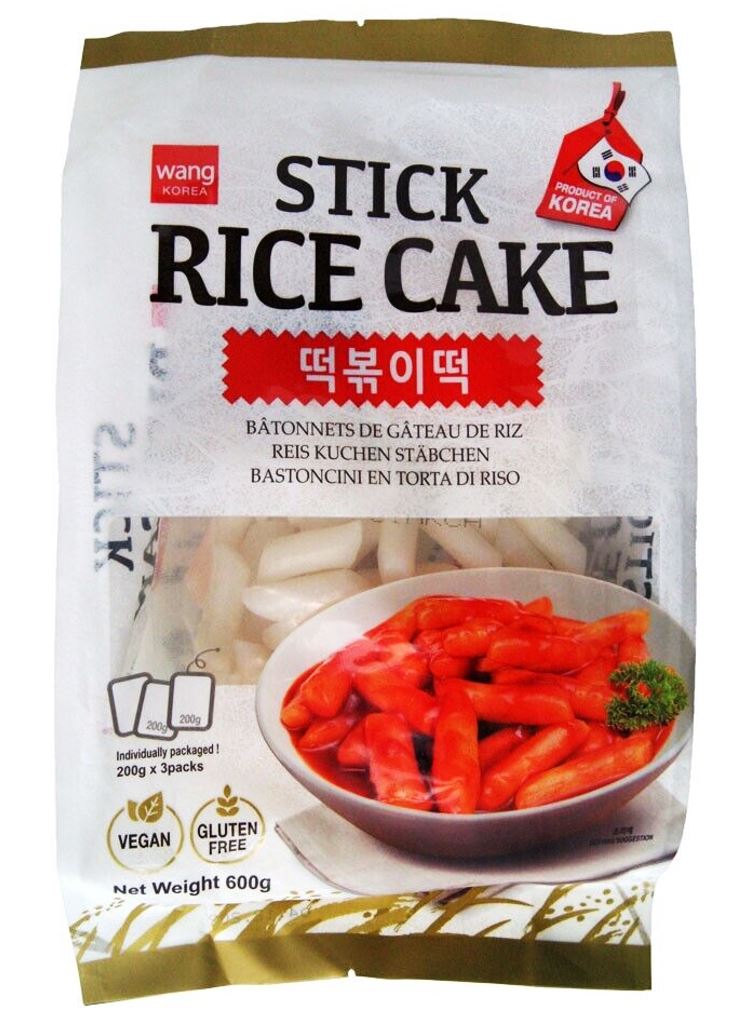KR WANG RICECAKE STICK TTEOK.12X(4X150G)
