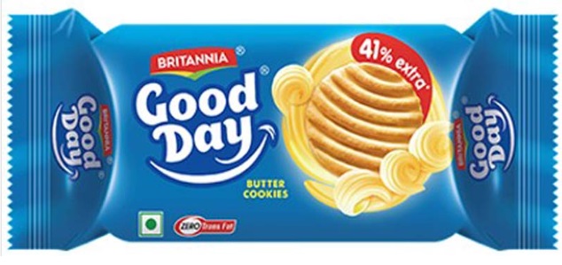 BRITANNIA GOODDAY COOKIES BUTTER 24X75G