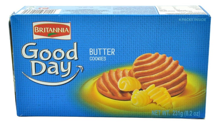 BRITANNIA GOODDAY COOKIES BUTTER 48X231G