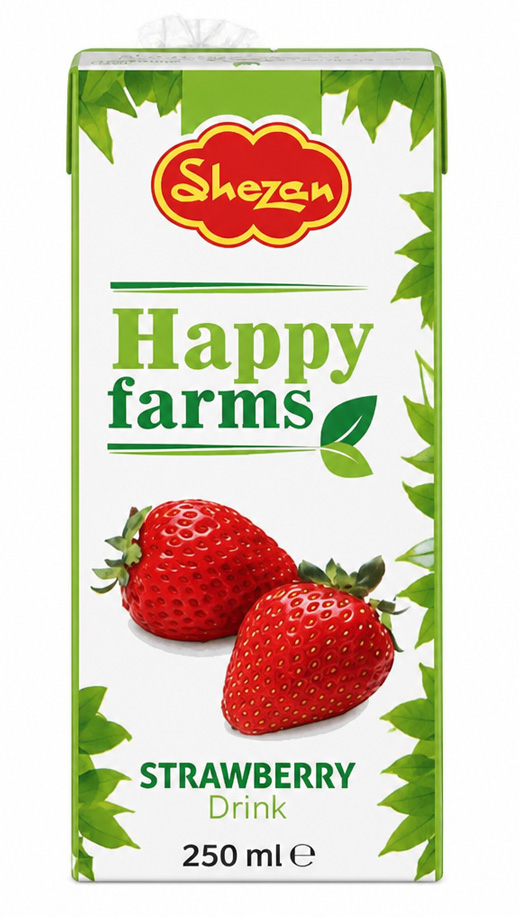 SUCCO SHEZAN STRAWBERRY 36X250ML