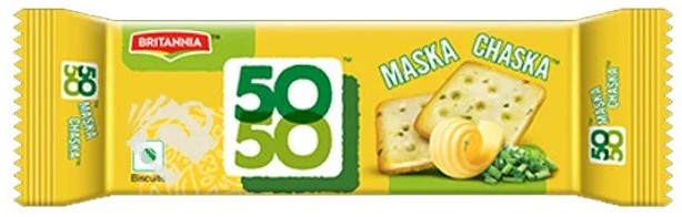 BRITANNIA 50-50 CHASKA MASKA 24X62G