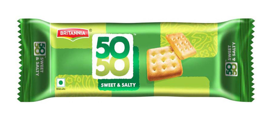 BRITANNIA 50-50 SWEET & SALTY 24X62G