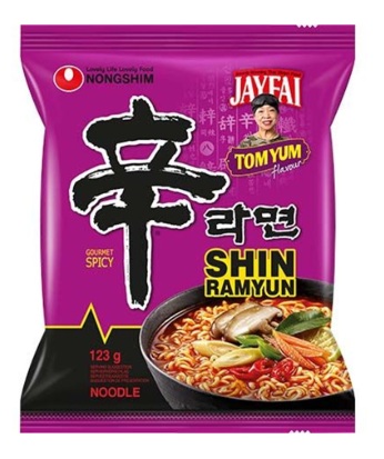 NOODLES SHIN HOT TOMYUM 20X137G NONGSHIM