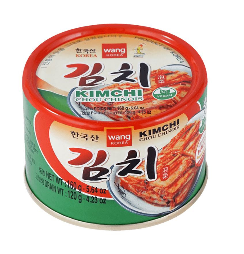 KR WANG KIMCHI CABBAGE CANNED 12X160G