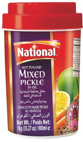 PICKLE NATIONAL HOT PUNJABI MANGO 6X1KG