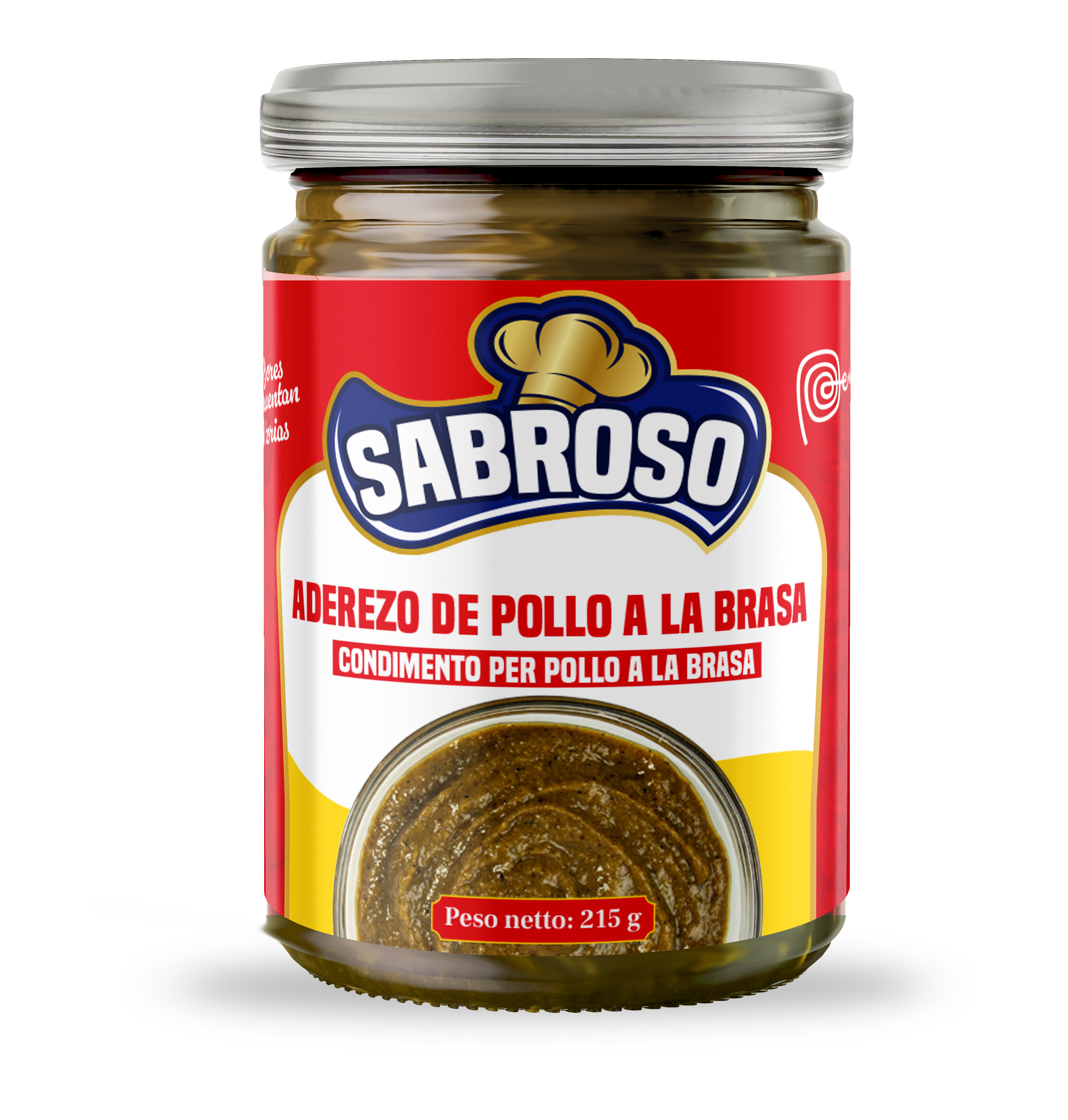 ADEREZO POLLO A LA BRASA 12X215G SABROSO