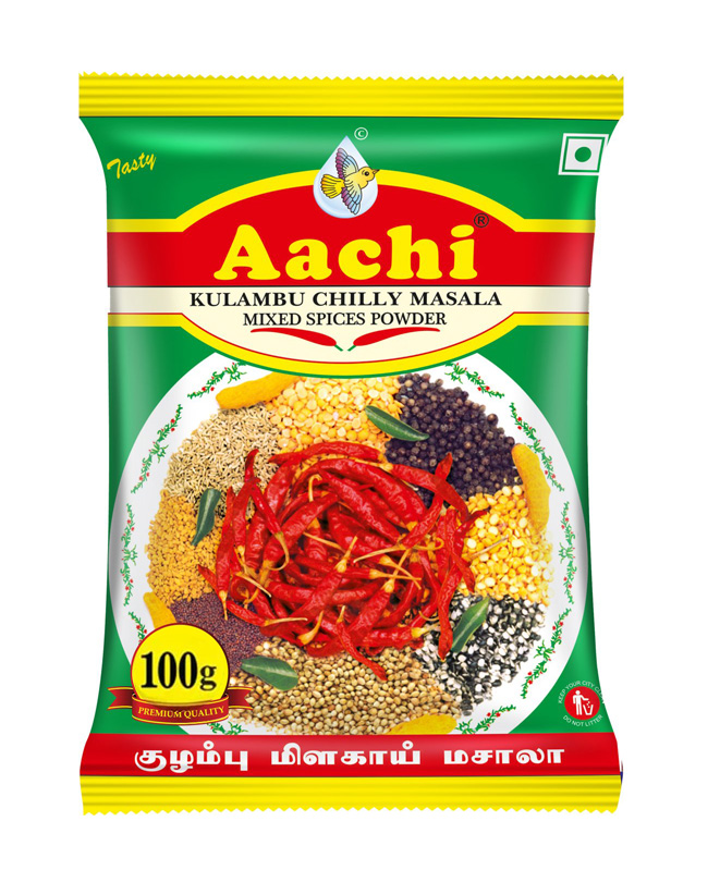 AACHI KULAMBU CHILLI MASALA 10X100