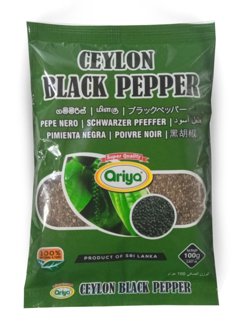 ARIYA BLACK PEPPER CRUSHED 24X100G