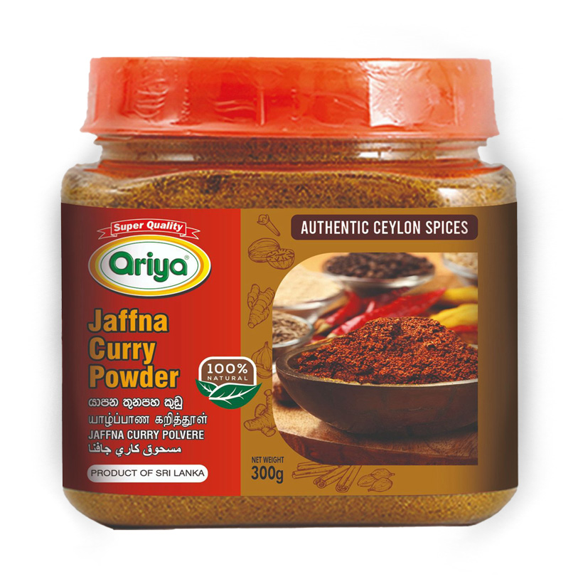ARIYA JAFFNA CURRY POWDER JAR 24X300G