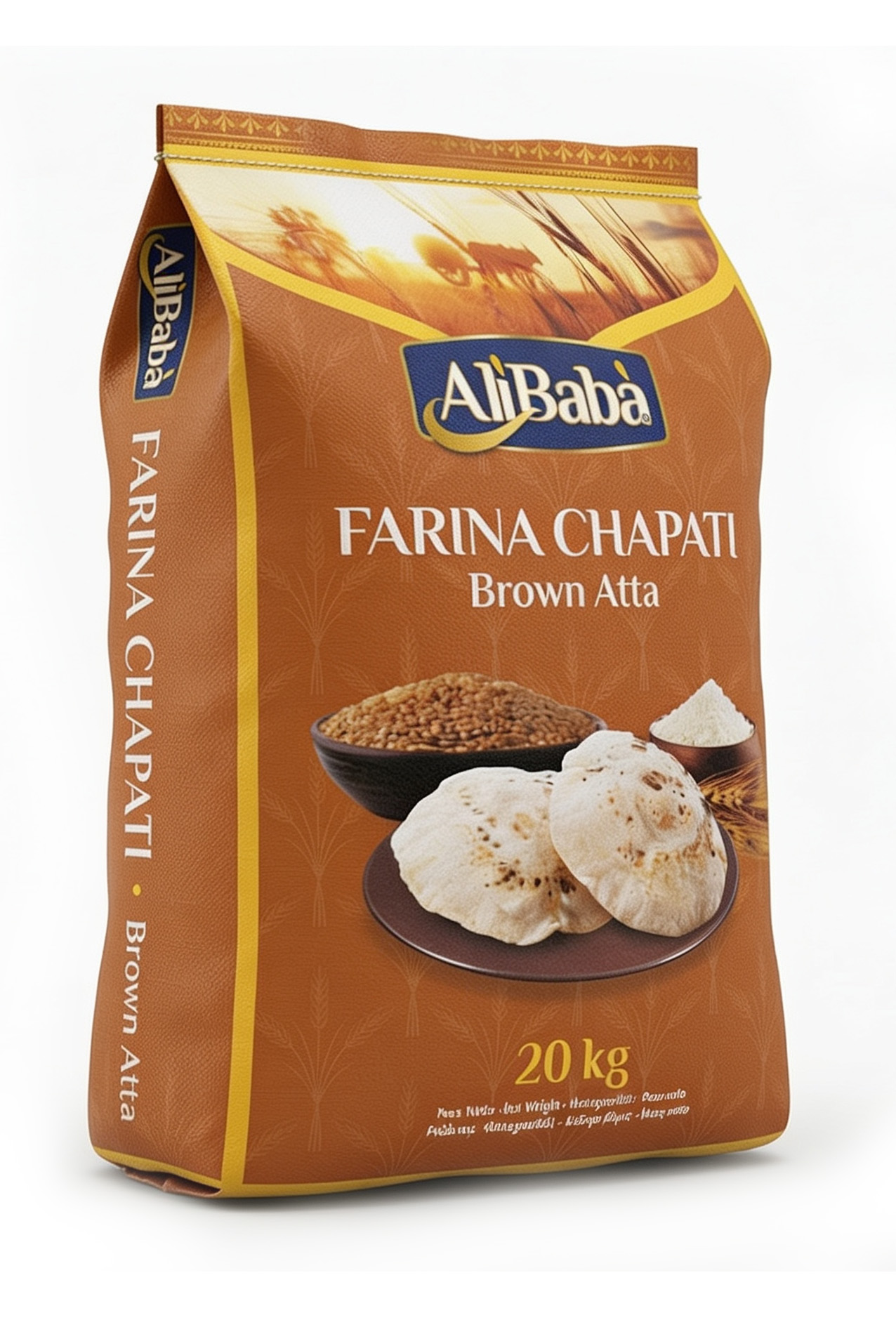 FARINA CHAPATI MARRONE (MEDIUM) 20KG
