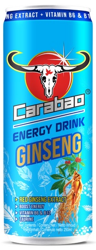 CARABAO ENERGY DRINK GINSENG 24X250ML