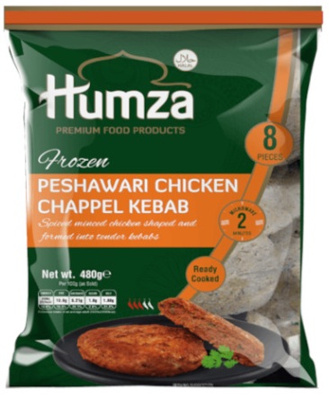 HUMZA CHICKEN CHAPLI KEBAB 10X480G