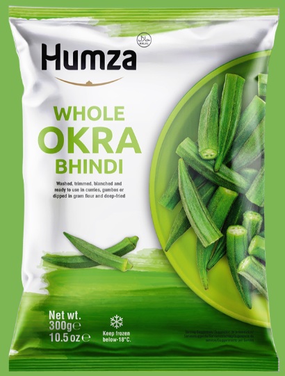 HUMZA WHOLE OKRA BINDI 10X300G - FreshTropical