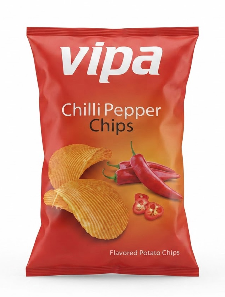 VIPA PATATINE PAPRIKA PICCANTE 16X130G