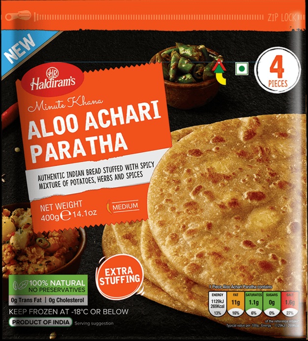 GELO HALDI'S PARATHA ALOO ACHARI 1.6KG