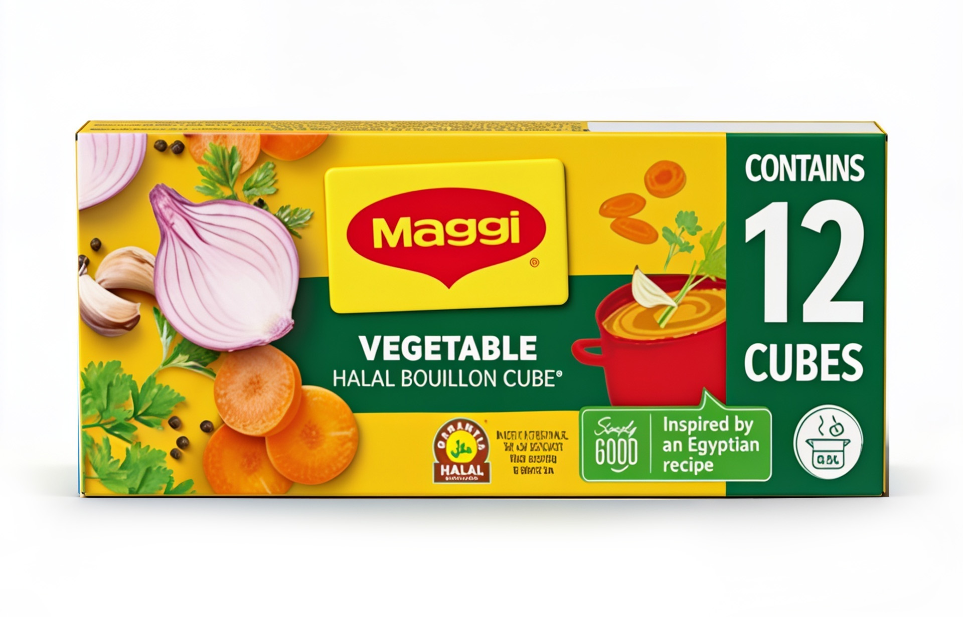 MAGGI VEGETABLES TAB BOUILLON 42(12X9G)