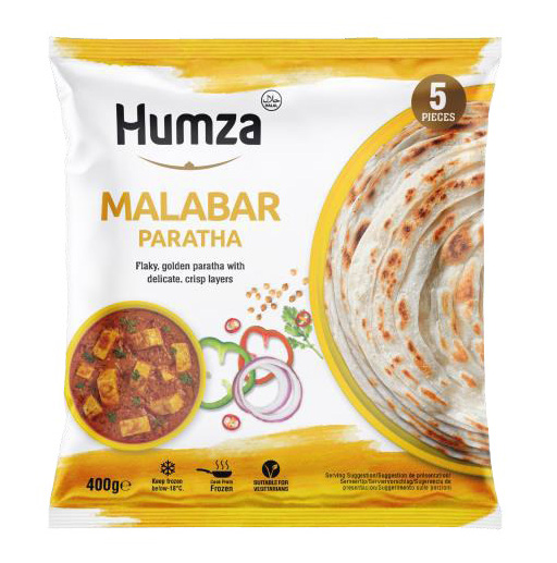 HUMZA MALABAR PARATHA F. PACK 6X1200G