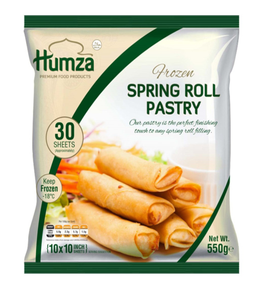 HUMZA SPRING ROLL PASTRY 10X550G