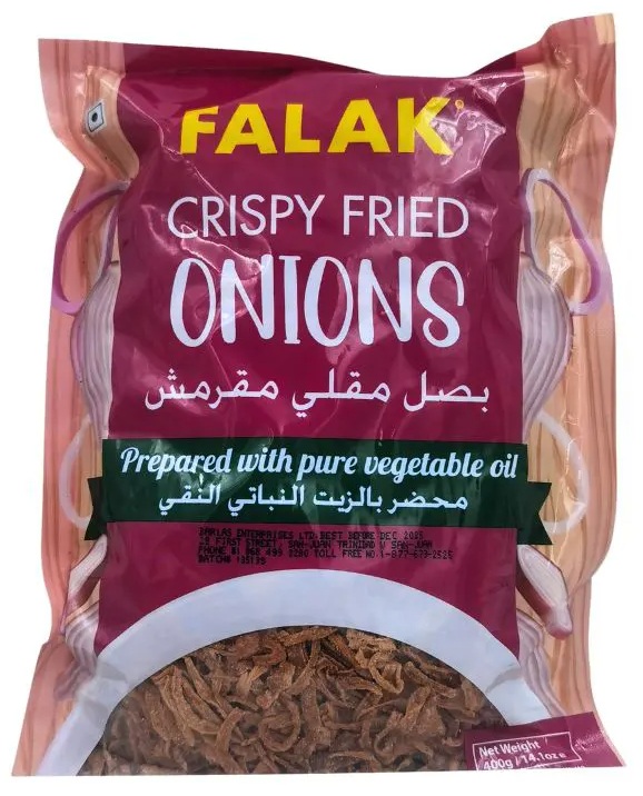 FRIED CRISPY ONIONS FALAK 24X400G