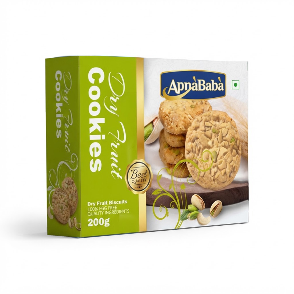 DRY FRUITS BICSUITS APNA BABA 24X400G