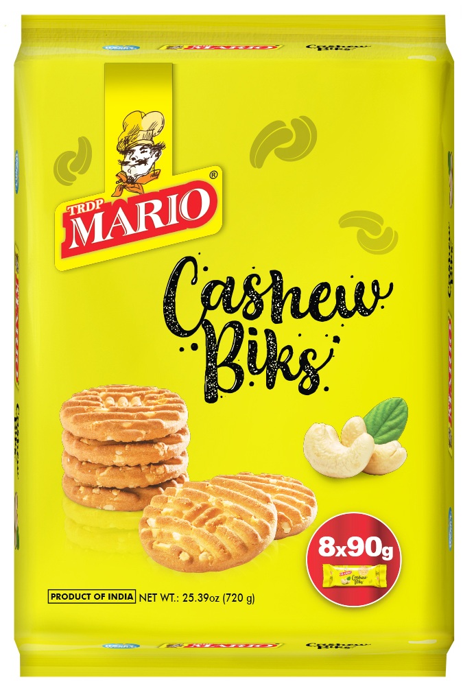 MARIO CASHEW BIKS BISCUIT 8X90G