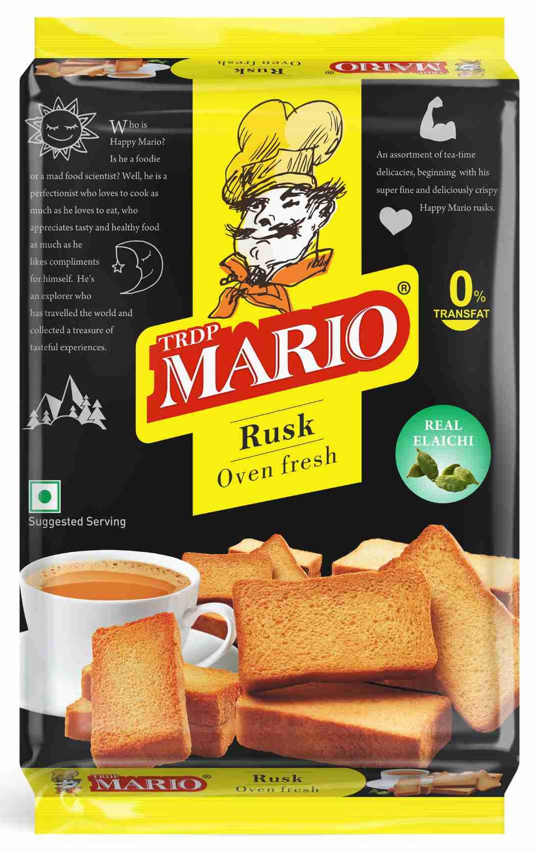 MARIO CARDAMOM RUSK 12X300G