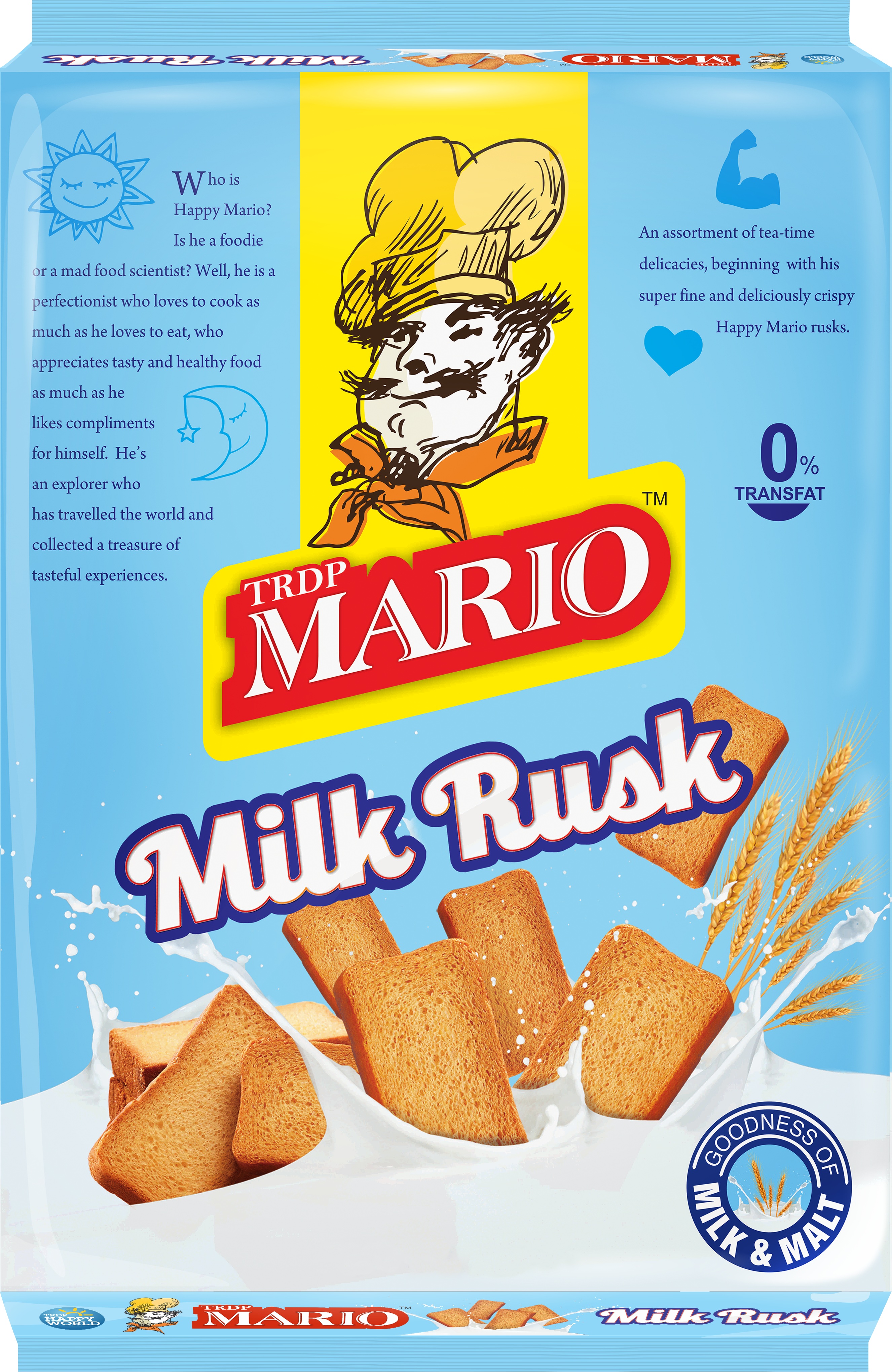 MARIO MILK RUSK 12X300G