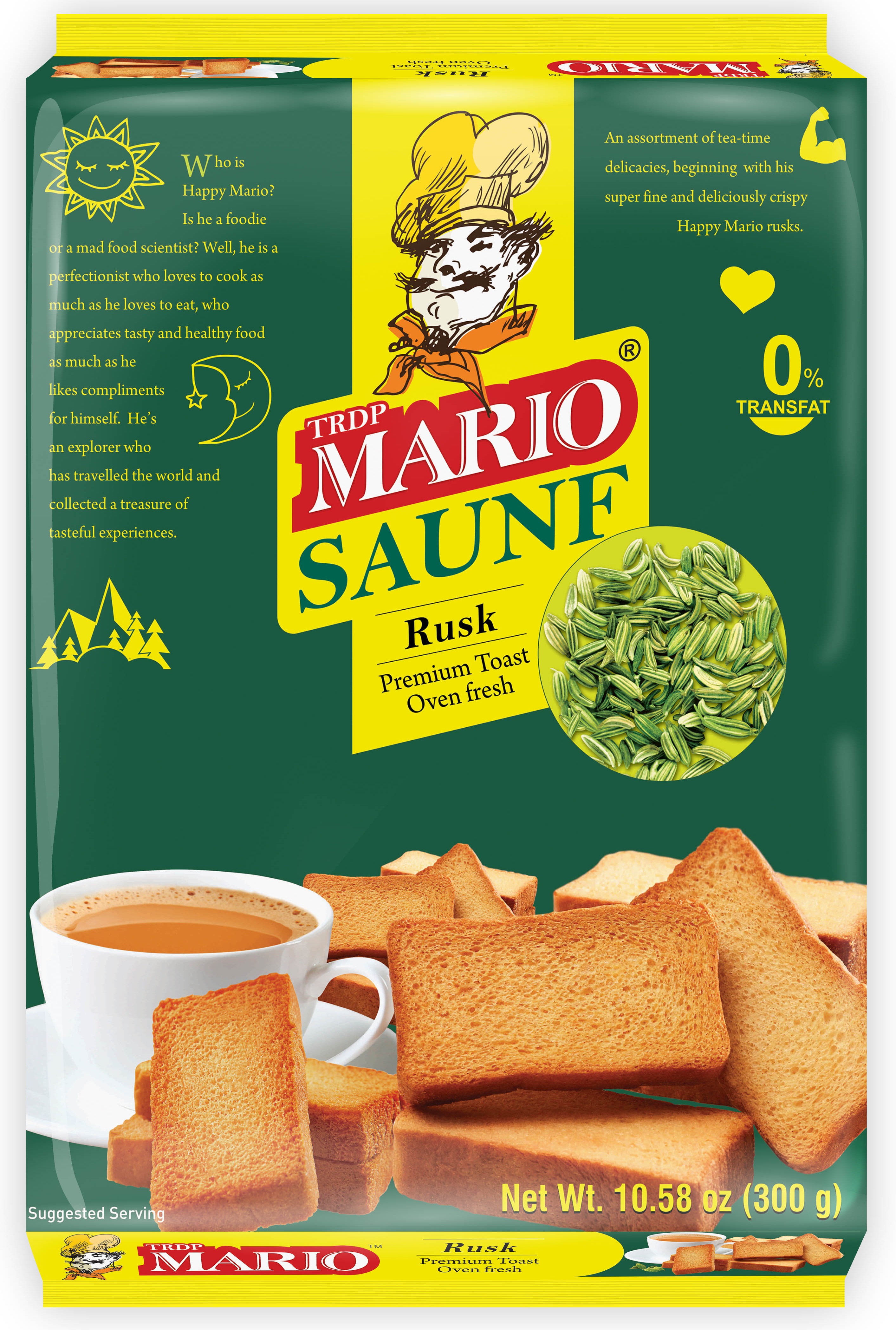 MARIO  SAUNF RUSK 12X300G