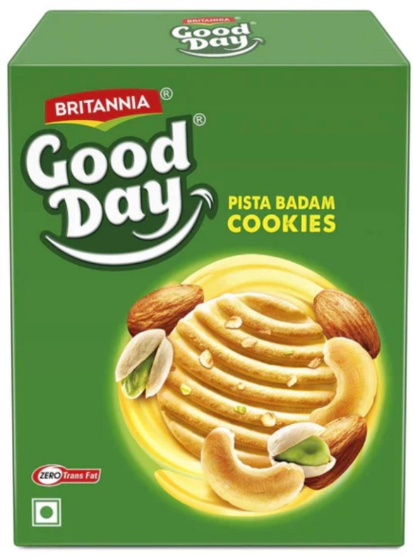 BRITANNIA GOODDAY COOKIES PIS/ALM12X231G