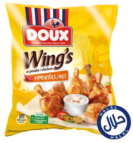 DOUX DRUMSTICK SPICY HOT 12X1KG