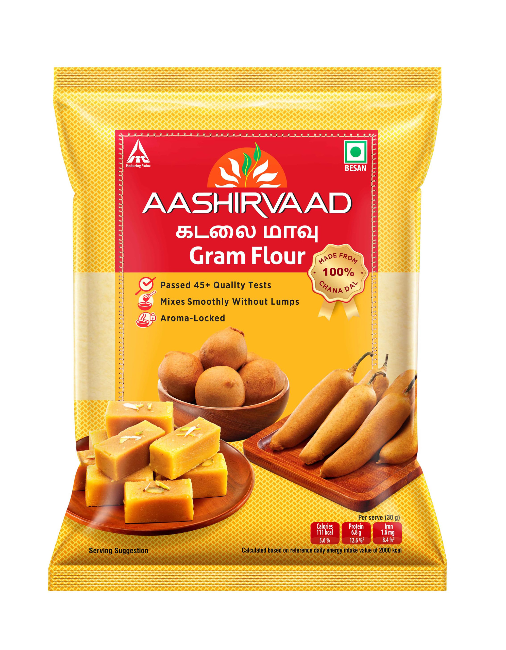 AASHIRVAAD GRAM FLOUR 12X1KG