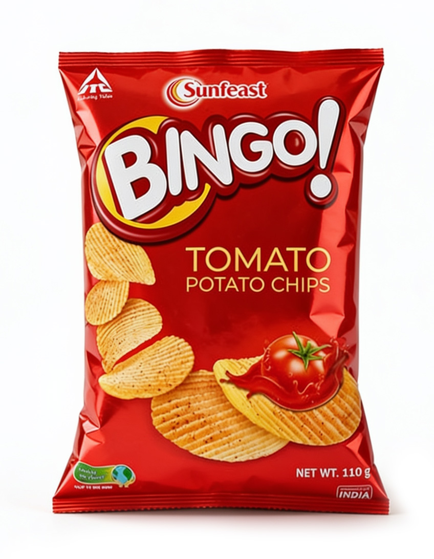 SUNFEAST BINGO POTATO CHIPS TOMATO9X110G