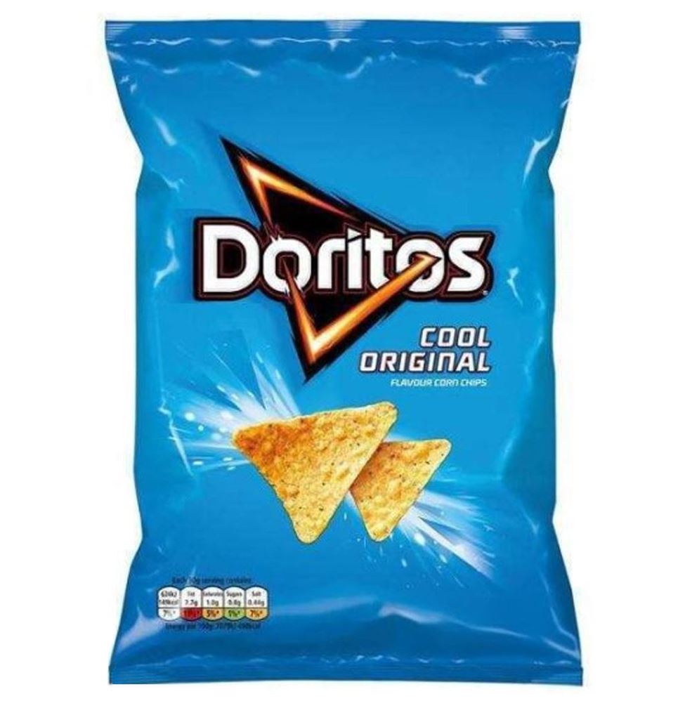 CHIPS DORITOS COOL ORIGINAL 10X140G"BLU"
