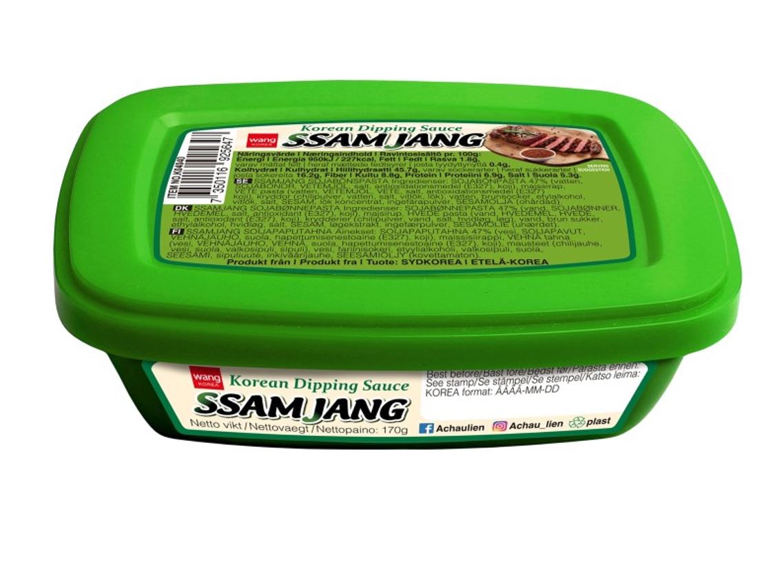 KR WANG SOY BEAN PASTE SSAMJANG 12X170G