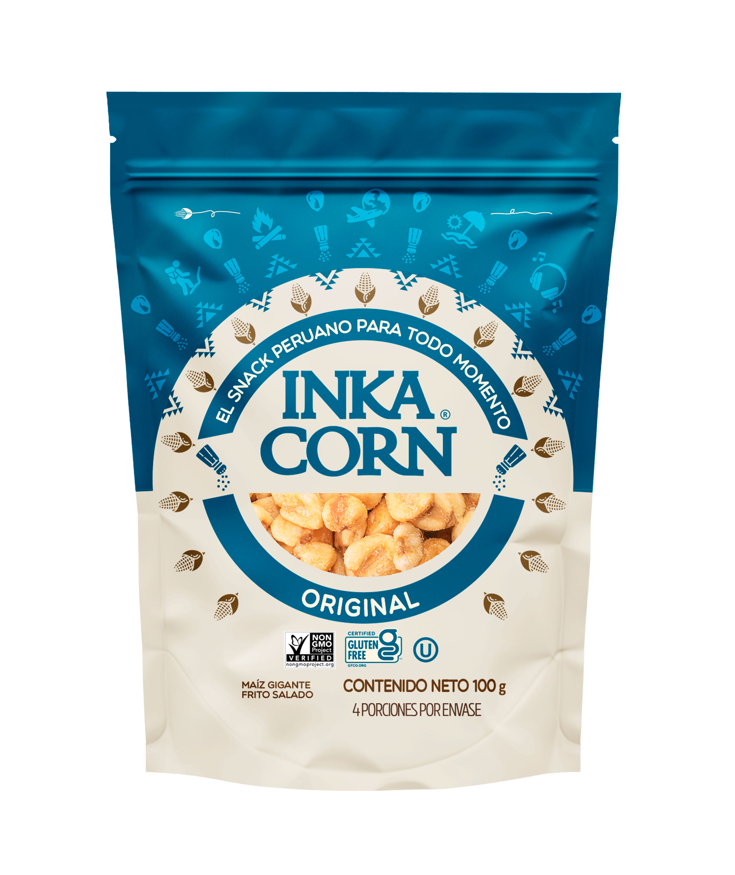 INKA CORN MAIZ GIGANTE  SALATO 18X100G