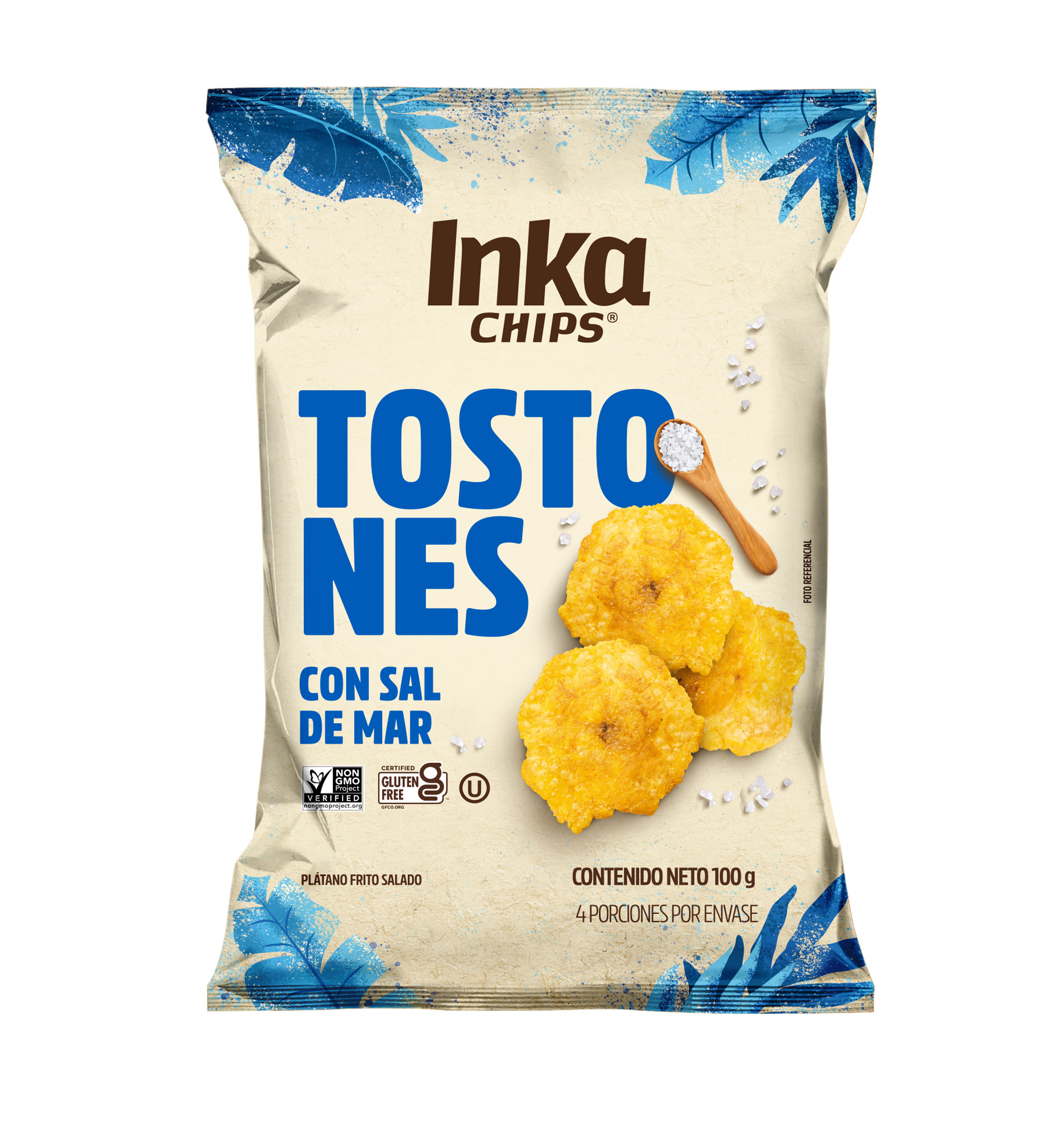 INKA CHIPS TOSTONES CON SAL 15X100G