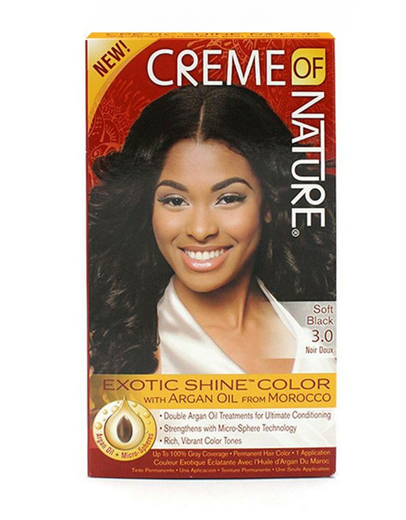 CREAM OF N, GEL CLR ARGAN SOFT BLACK 3.0