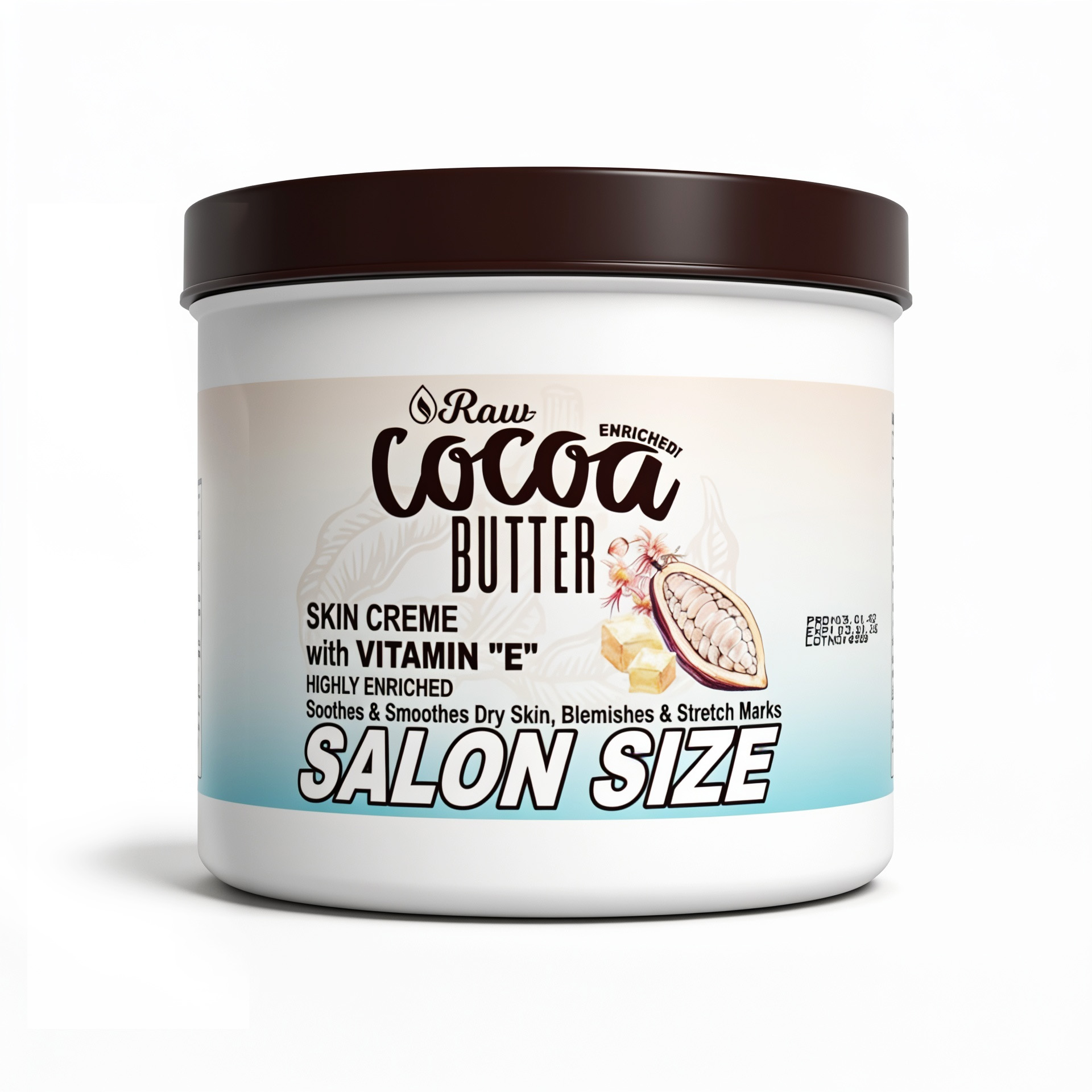 RAW COCOA BUTTER 1X696GR (28OZ)