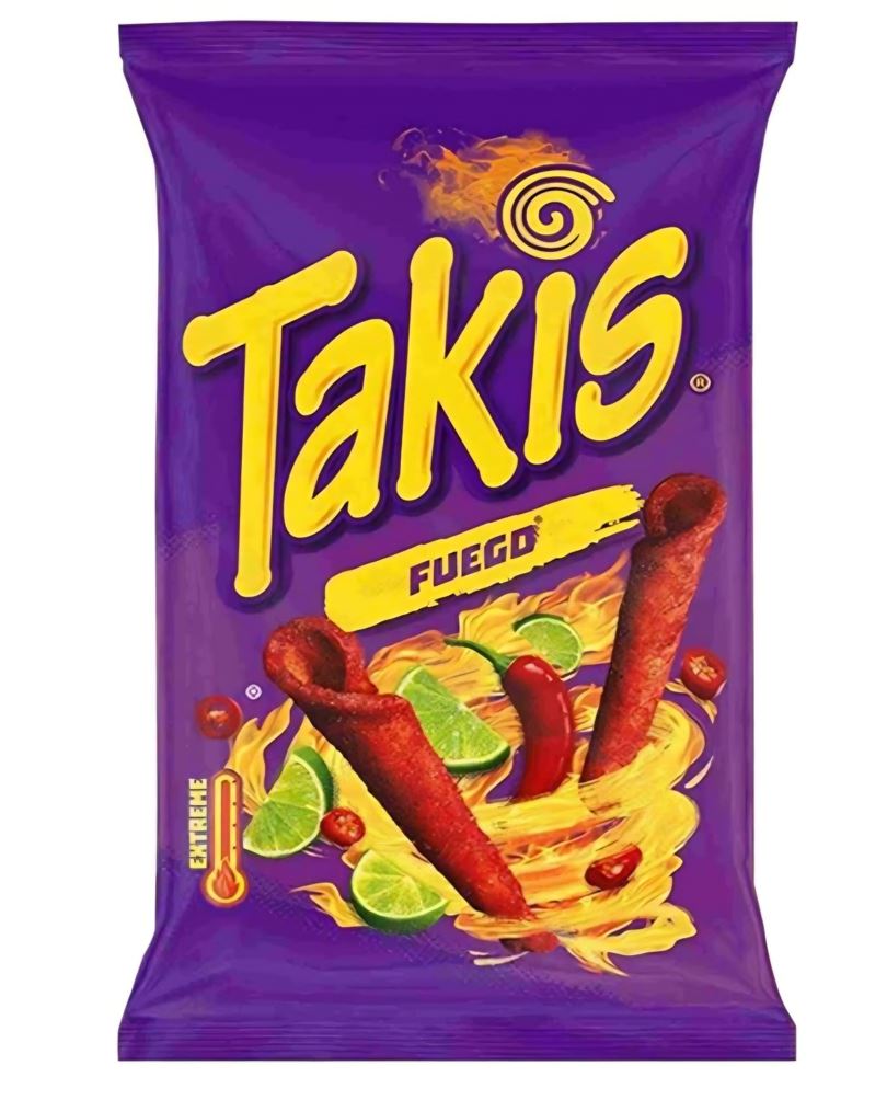 CHIPS TAKIS FUEGO 18X100G