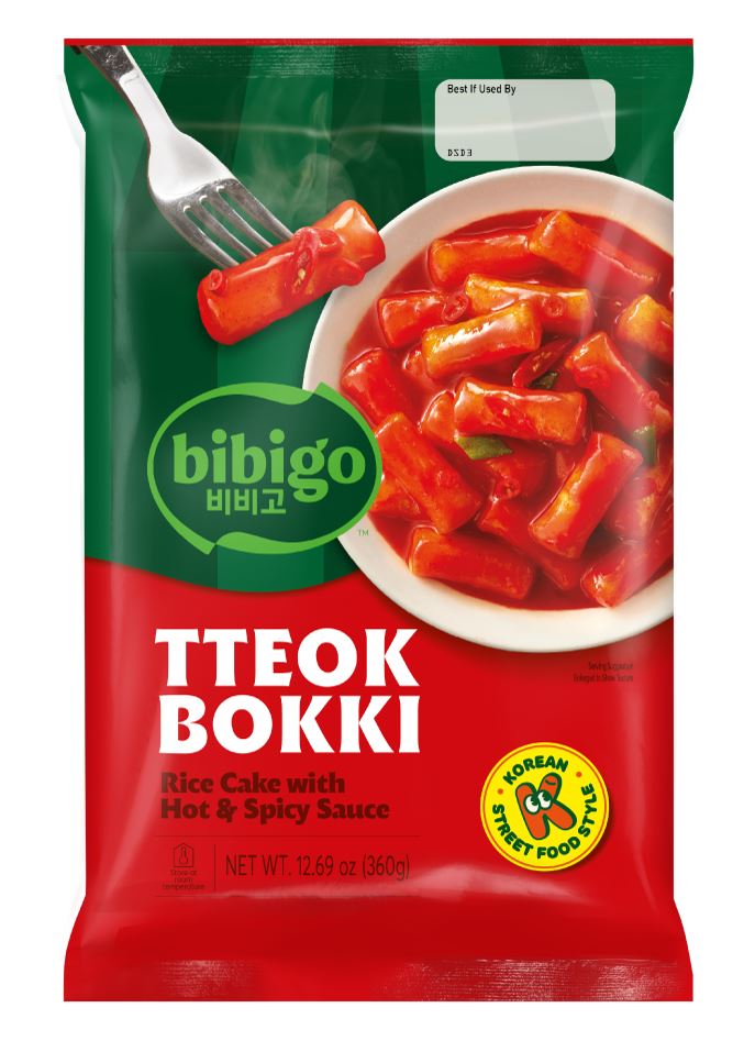 KR BIBIGO TOPOKKI HOT&SPICY BAG 12X360G